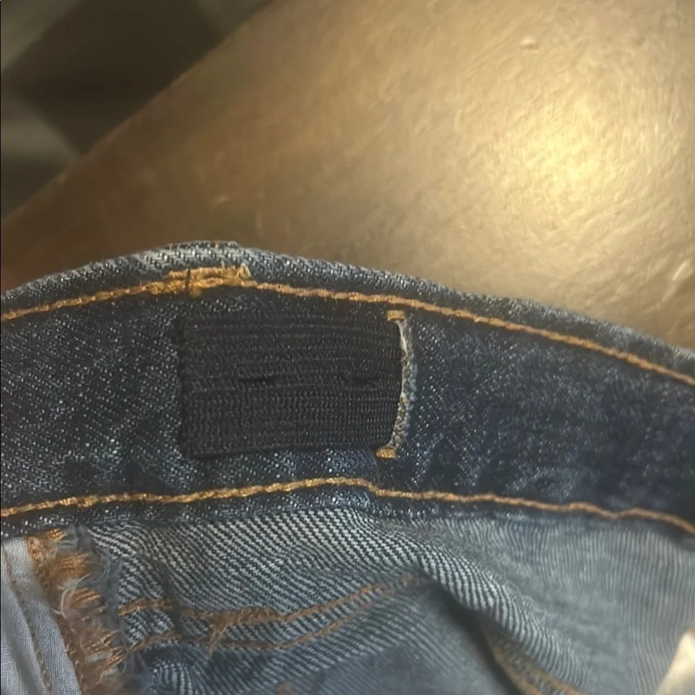 Old Navy Blue Cut-Off Denim Shorts with Distressing